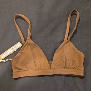 SKIMS Brown Triangle Bralette